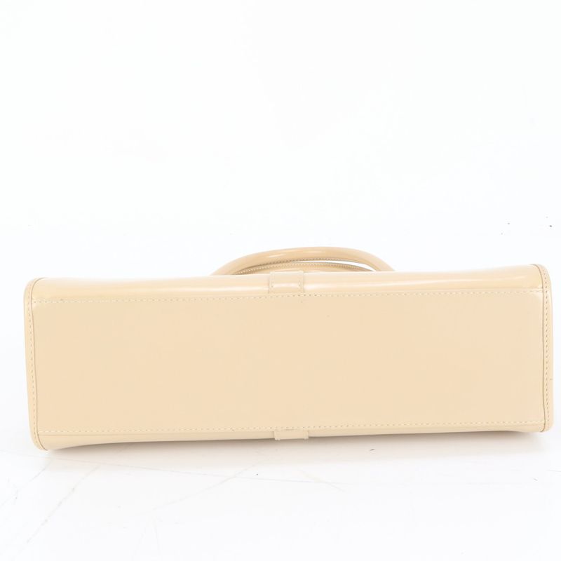 Gucci Jackie 002 Leather Tote Shoulder Hand Beige Silver