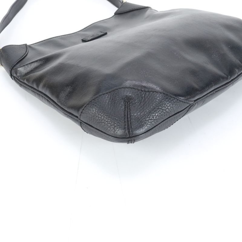 Gucci Leather Shoulder Bag Hand Black
