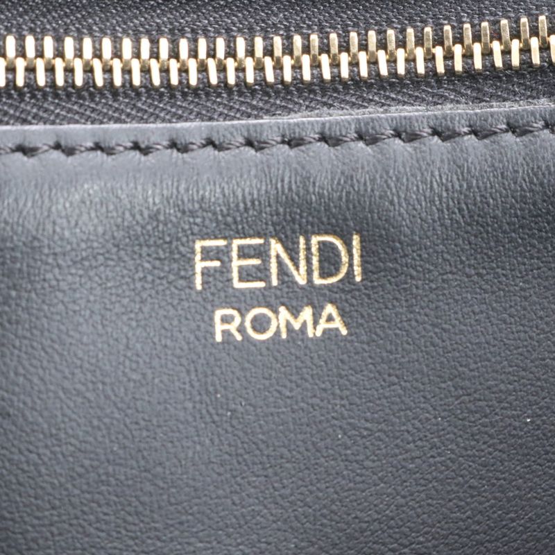 Fendi Zucca Leather Tote Shoulder Document
