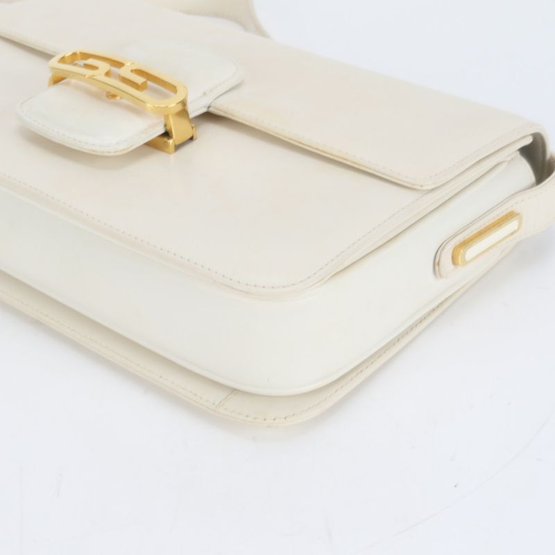 Gucci Vintage GG Leather Shoulder Bag