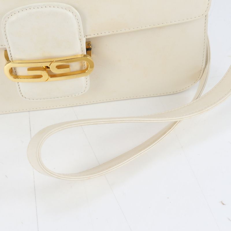 Gucci Vintage GG Leather Shoulder Bag