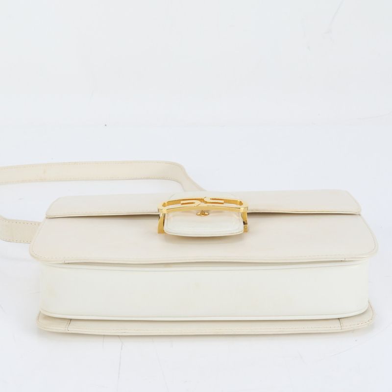 Gucci Vintage GG Leather Shoulder Bag
