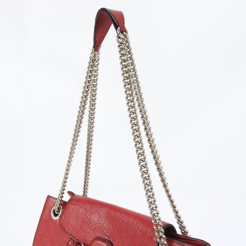 Guccissima Emily Chain Leather 2-Way Shoulder Bag