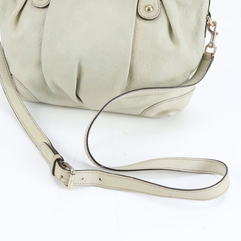 Guccissima Ski Leather 2-Way Shoulder Bag Crossbody Hand Tote