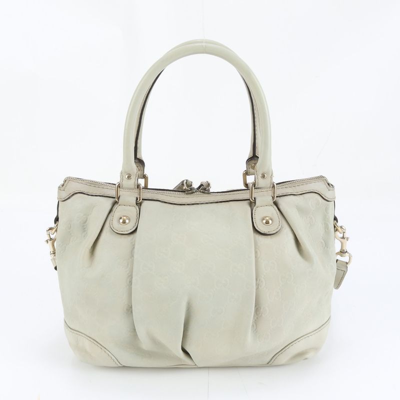 Guccissima Ski Leather 2-Way Shoulder Bag Crossbody Hand Tote