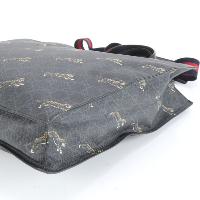 Gucci GG Supreme Taiga Leather 2-Way Tote