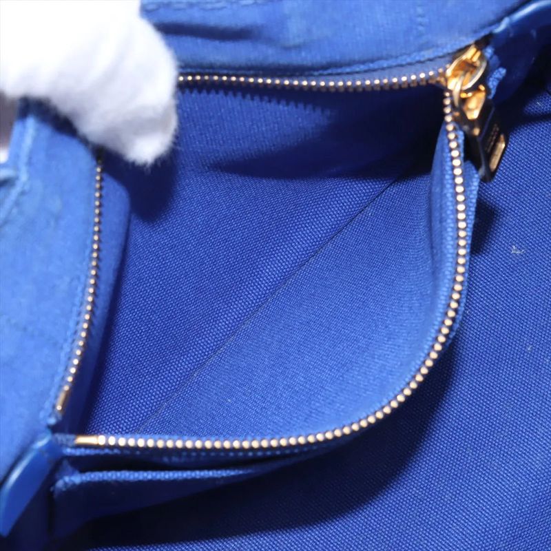 Prada Canapa Blue Handbag Tote