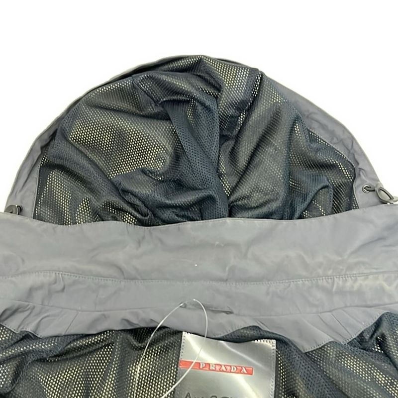 Prada Sport Jacket 46 S Dark Gray Long Sleeve Spring