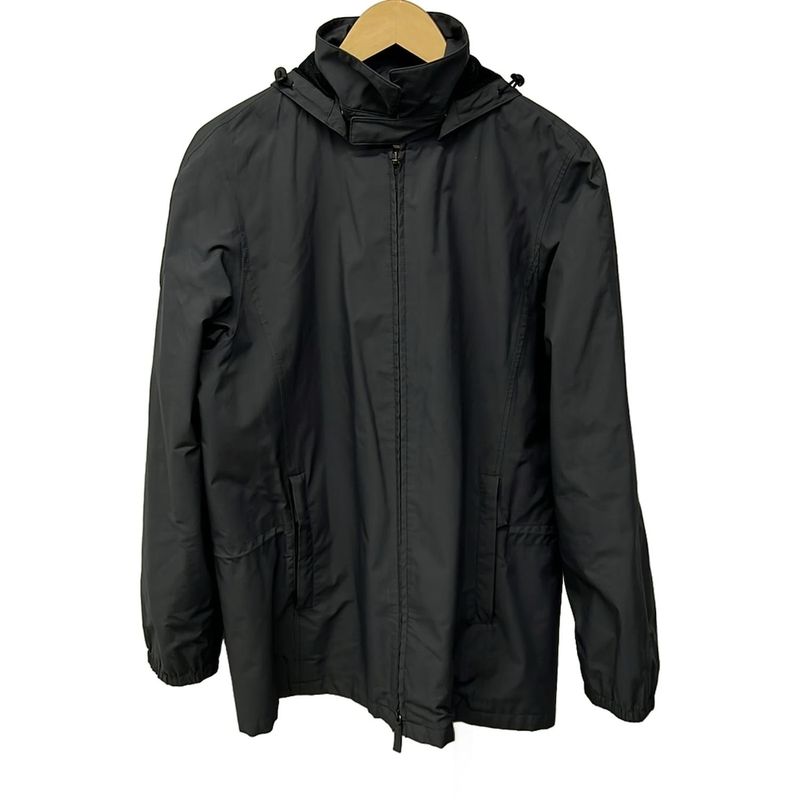 Prada Sport Jacket 46 S Dark Gray Long Sleeve Spring