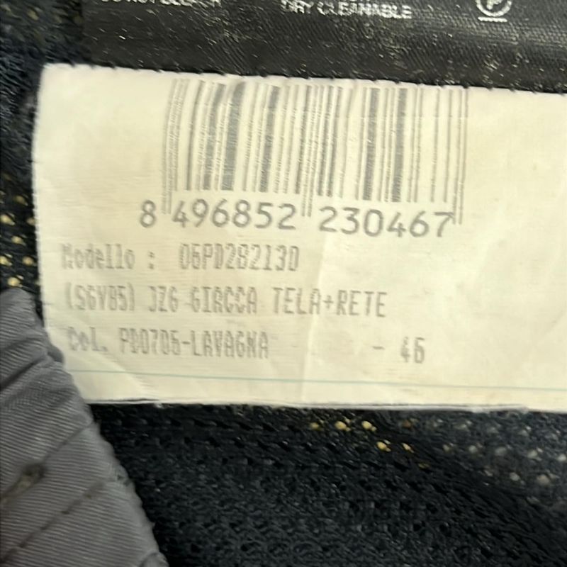 Prada Sport Jacket 46 S Dark Gray Long Sleeve Spring