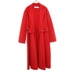 Dior Resort Double Face Cashmere Long Coat Red 34