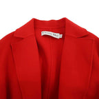 Dior Resort Double Face Cashmere Long Coat Red 34