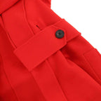 Dior Resort Double Face Cashmere Long Coat Red 34