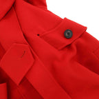 Dior Resort Double Face Cashmere Long Coat Red 34
