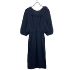 Louis Vuitton Volume Silk Dress Black 34