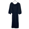 Louis Vuitton Volume Silk Dress Black 34