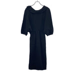 Louis Vuitton Volume Silk Dress Black 34