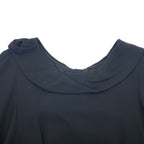 Louis Vuitton Volume Silk Dress Black 34