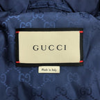 Gucci GG Nylon Down Jacket Navy 36