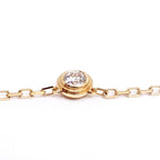Cartier 18K Pink Gold Damier SM Diamond Necklace