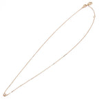 Cartier 18K Pink Gold Damier SM Diamond Necklace