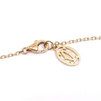 Cartier 18K Pink Gold Damier SM Diamond Necklace