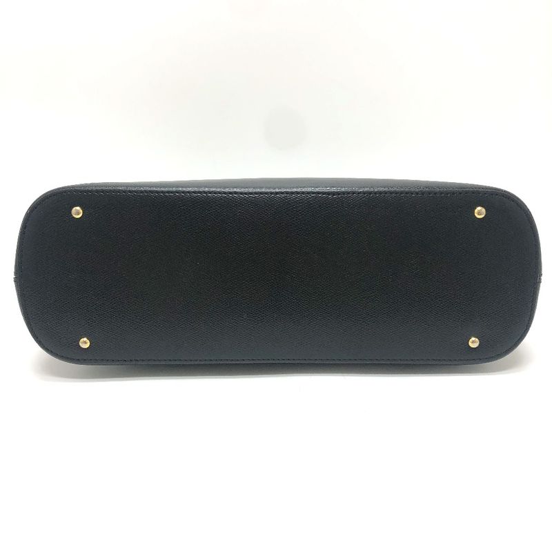 Celine Handbag Bowling Leather Black