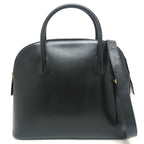 Celine Handbag Bowling Leather Black