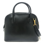 Celine Handbag Bowling Leather Black