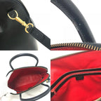 Celine Handbag Bowling Leather Black