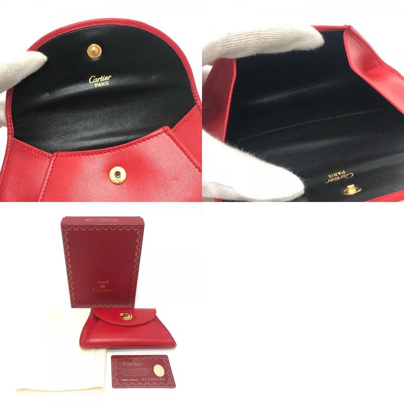 Cartier Coin Case Panter Red