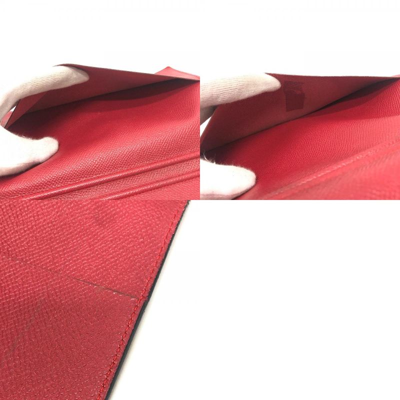 Hermes Notebook Cover Agenda GM Veau Epsom Rouge Ash