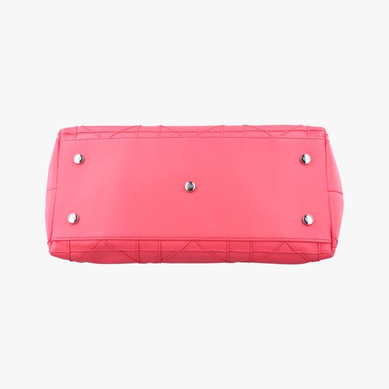 Dior Granville Rose Red Lambskin Shoulder Bag