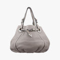 Fendi Tomato Saddlery Silver Leather Jacket