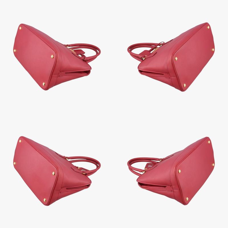 Prada Promenade Red Saffiano Leather 180 4 Handbag