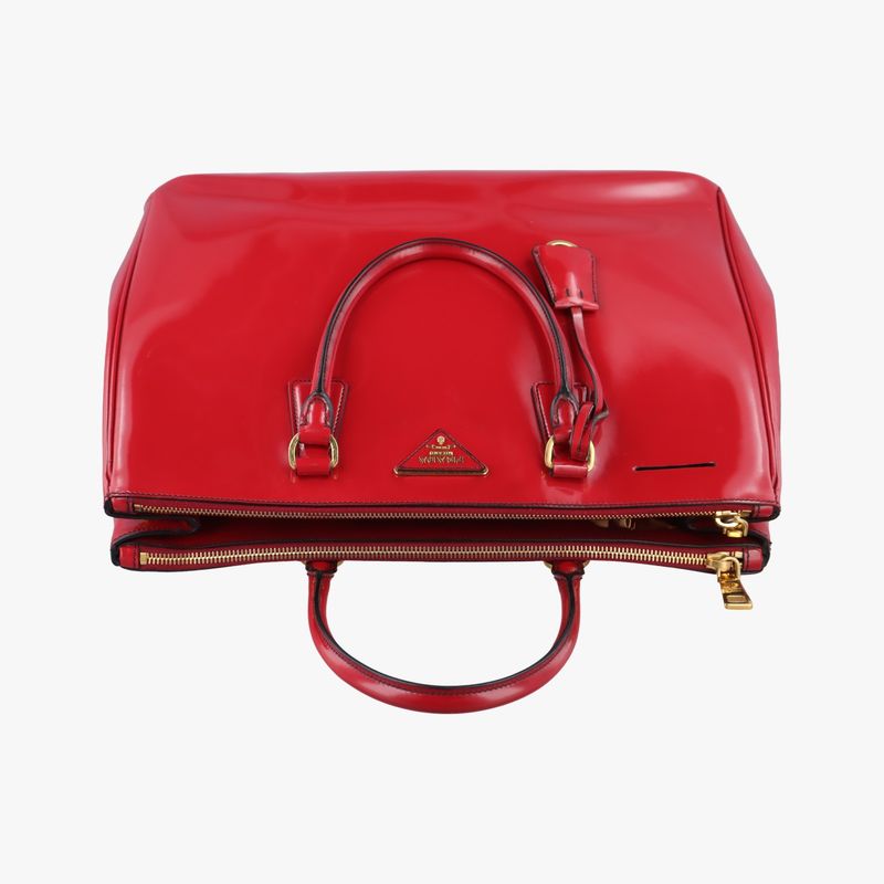 Prada Galleria Red Patent Handbag