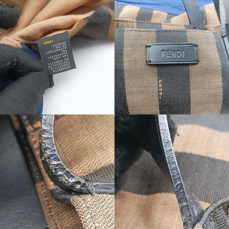 Fendi Pekin Multicolor Canvas Pouch