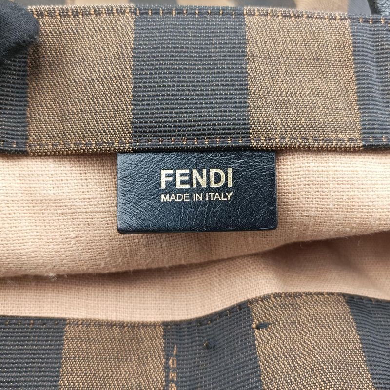 Fendi Pekin Multicolor Canvas Pouch