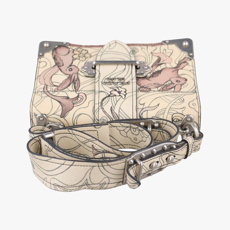 Prada Rabbit Print Multicolor Leather 25