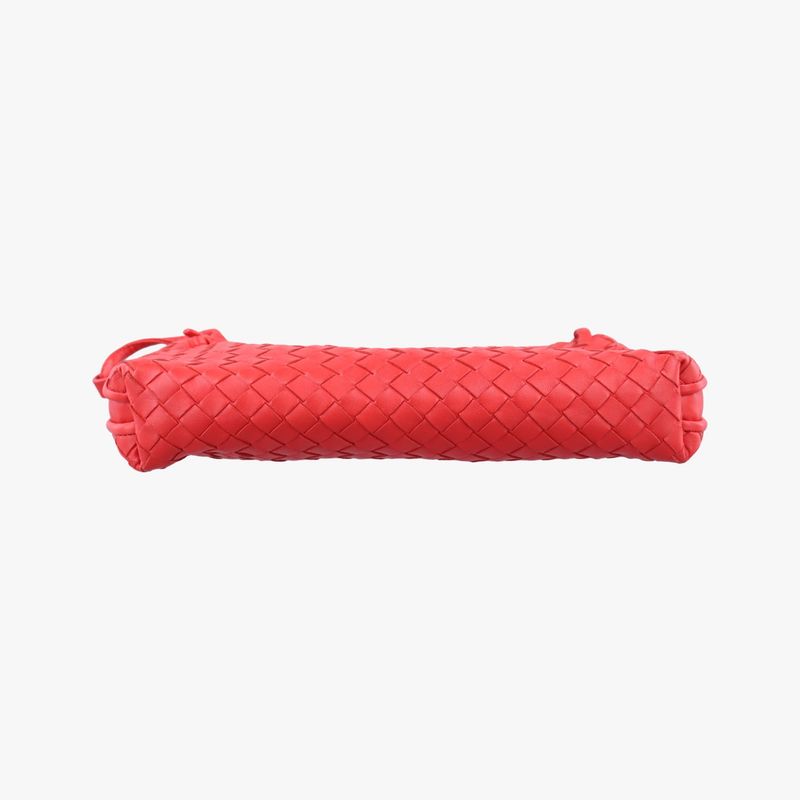 Bottega Veneta Intrecciato Red Lambskin