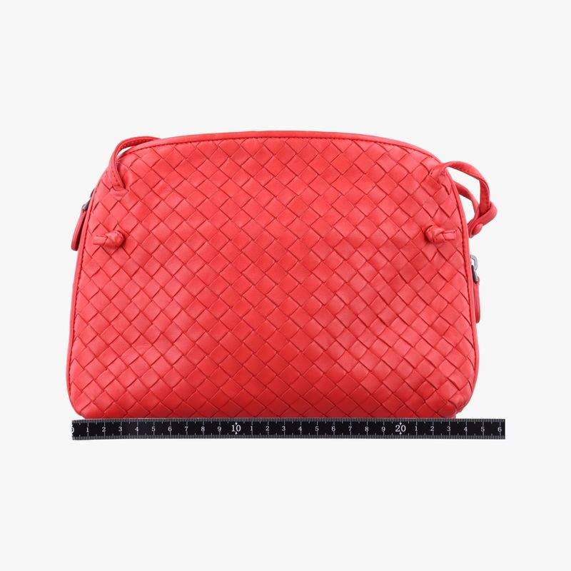 Bottega Veneta Intrecciato Red Lambskin