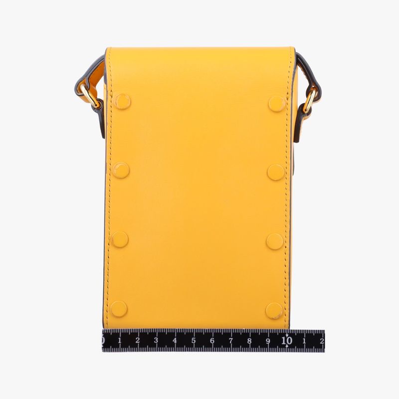 Gucci Horsebit Yellow Leather Shoulder Bag