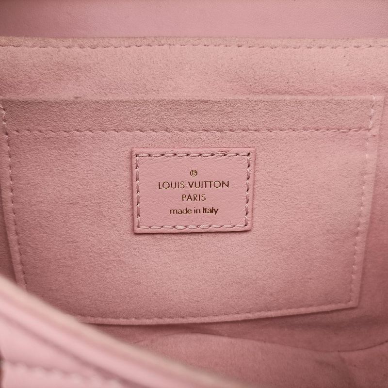 Louis Vuitton Leopard Print New Wave Chain PM Pink Multicolor Leather X