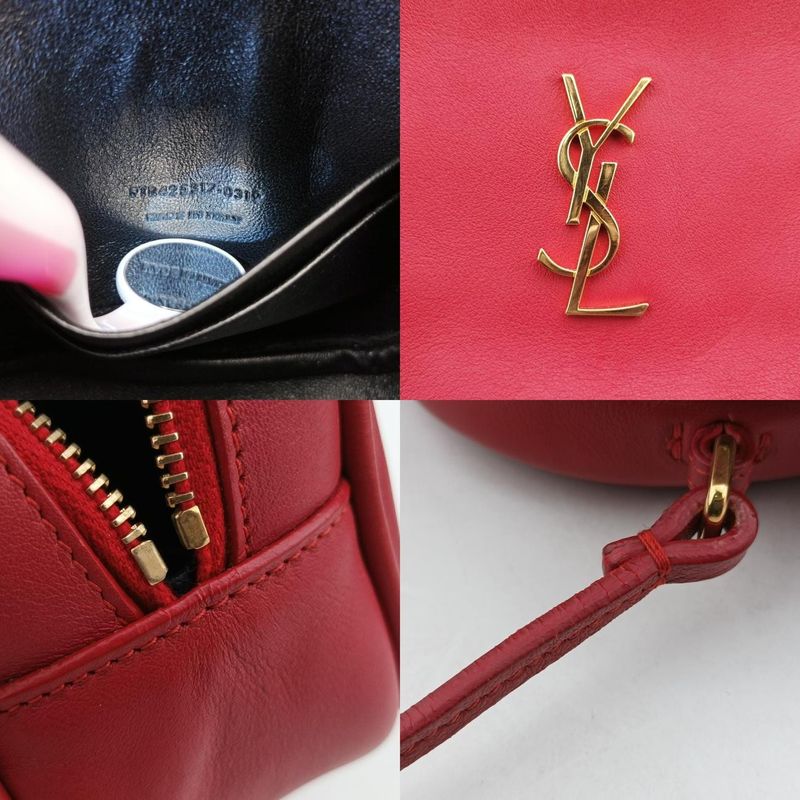 Saint Laurent Yves Blogger Bag Red Leather