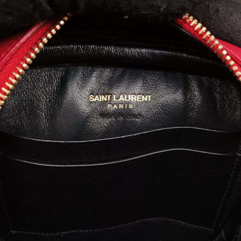 Saint Laurent Yves Blogger Bag Red Leather