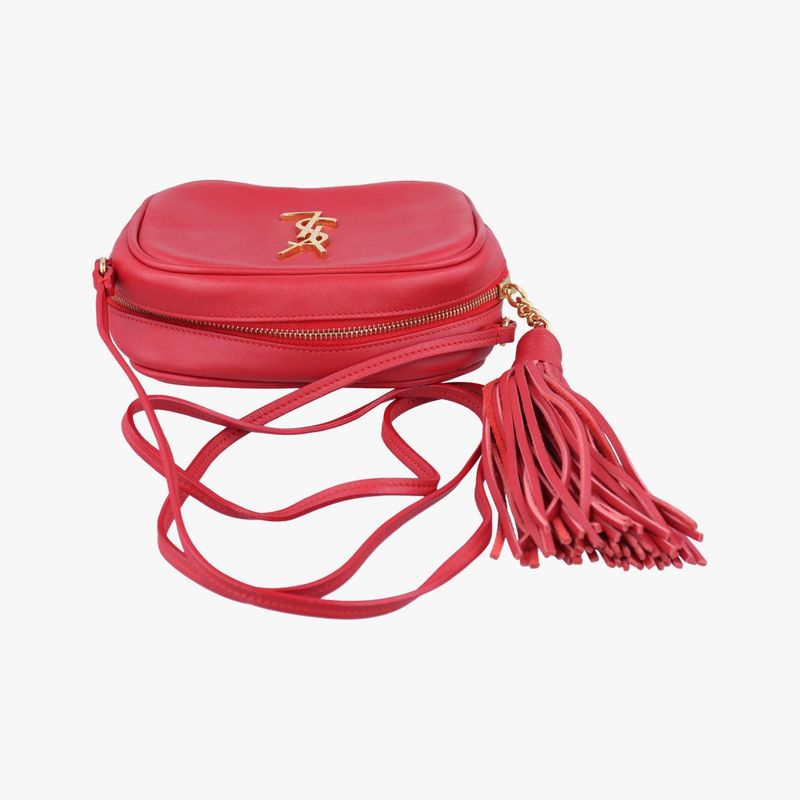 Saint Laurent Yves Blogger Bag Red Leather