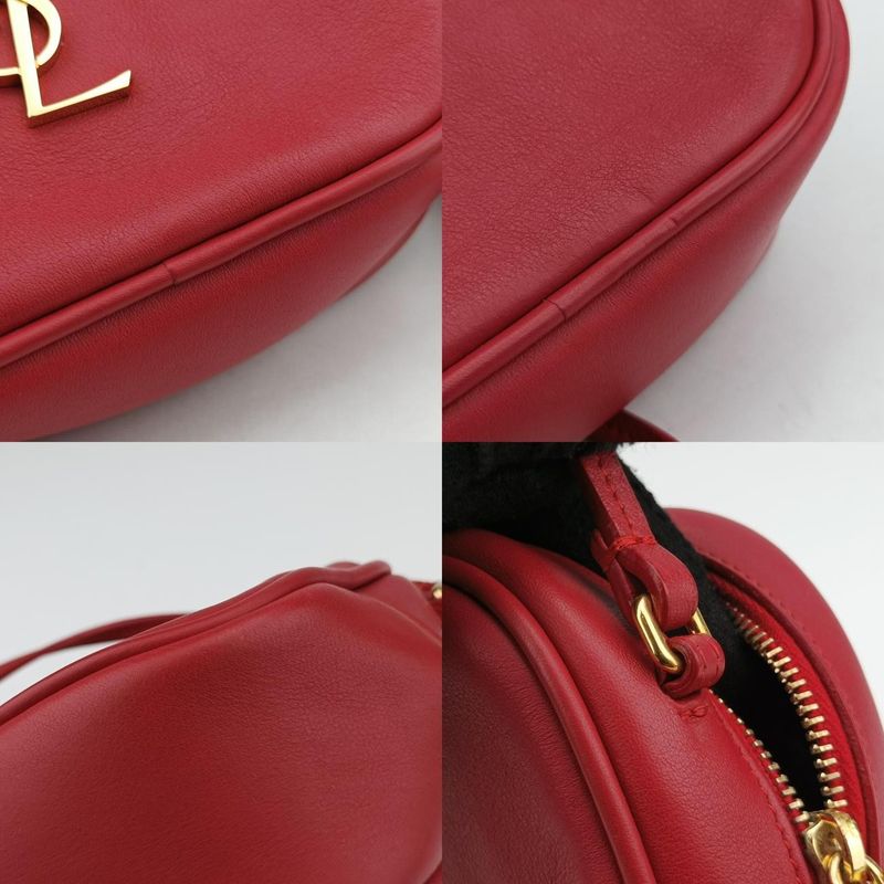 Saint Laurent Yves Blogger Bag Red Leather