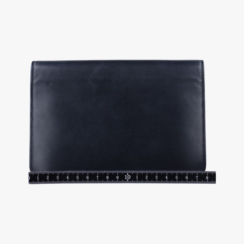 Fendi Monster Star Eyes Tube Black Leather Shoulder Bag