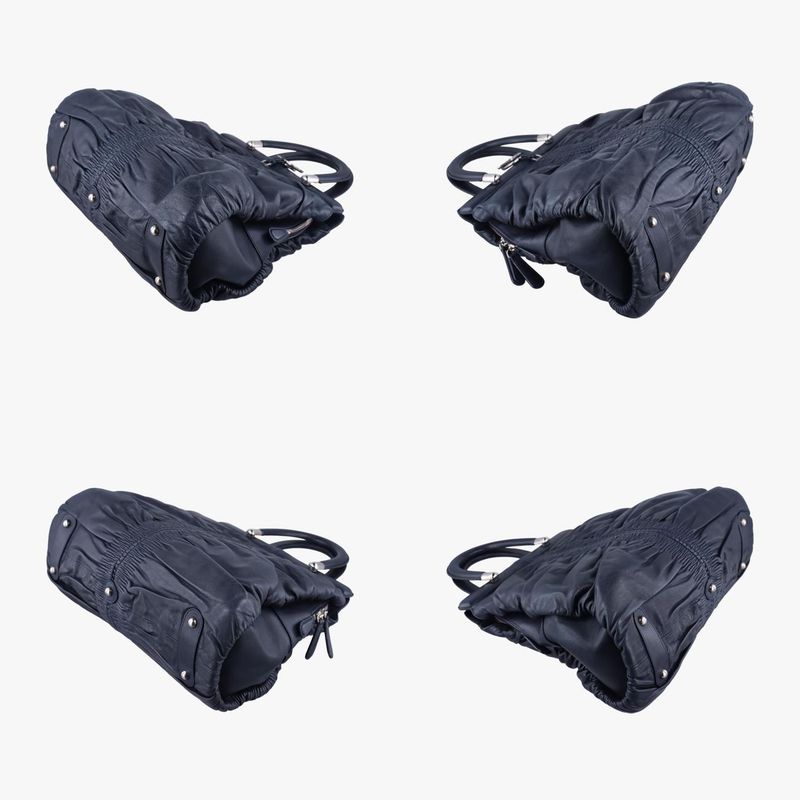 Dior Granville Navy Lambskin Handbag