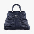 Dior Granville Navy Lambskin Handbag